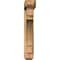 Ekena Millwork Merced Craftsman Smooth Bracket w/ Offset Brace, Western Red Cedar, 5 1/2"W x 28"D x 32"H BKT0604X28X32MRC04SWR - alternate 2